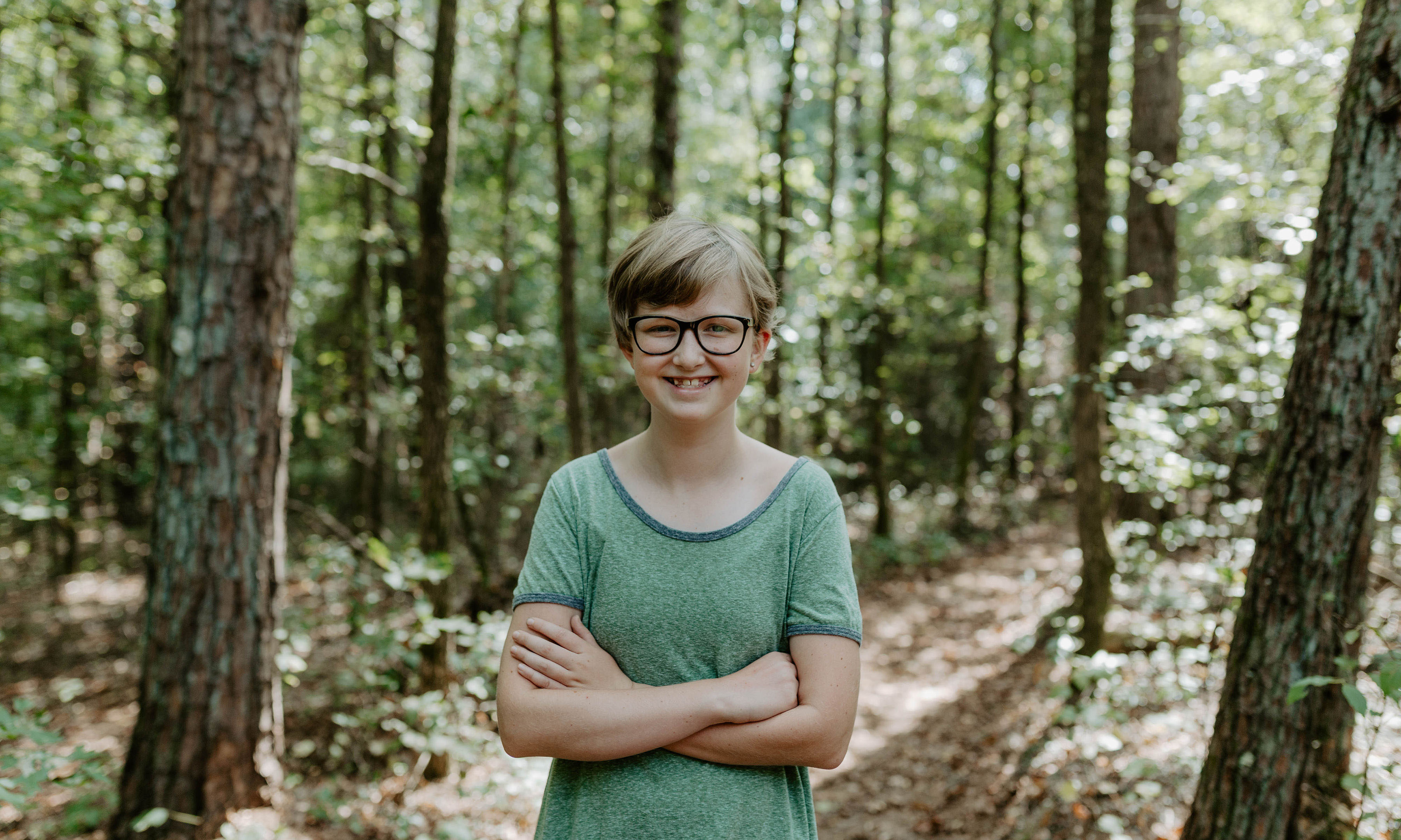 Lillian Hollis is a seventh grader in Greenville County. Photo by Morgan Yelton