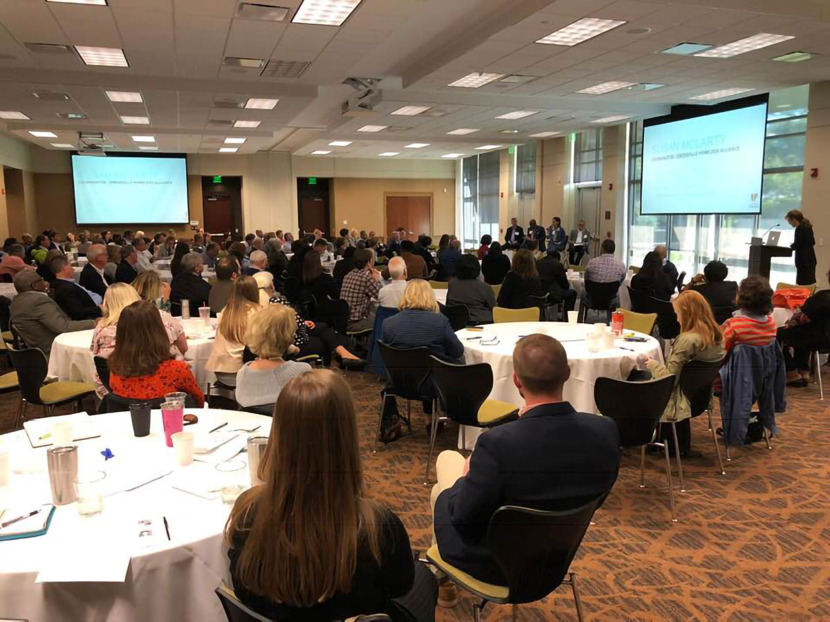 Attendees of the Greenville County Housing Forum: The Missing Middle, at the Kroc Center on October 19, 2018
