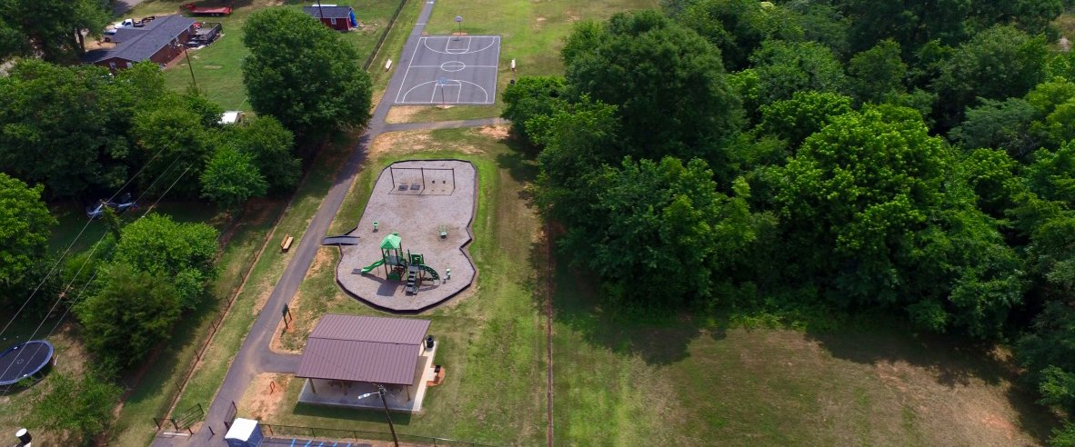 Awkwright Park. Photo by Hub City Bees.