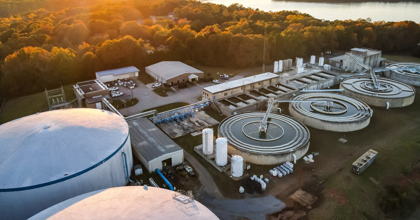 This water treatment facility provides water for 14 utilities across the Upstate